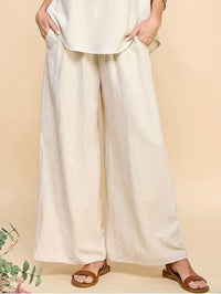 Oatmeal Palazzo Pants