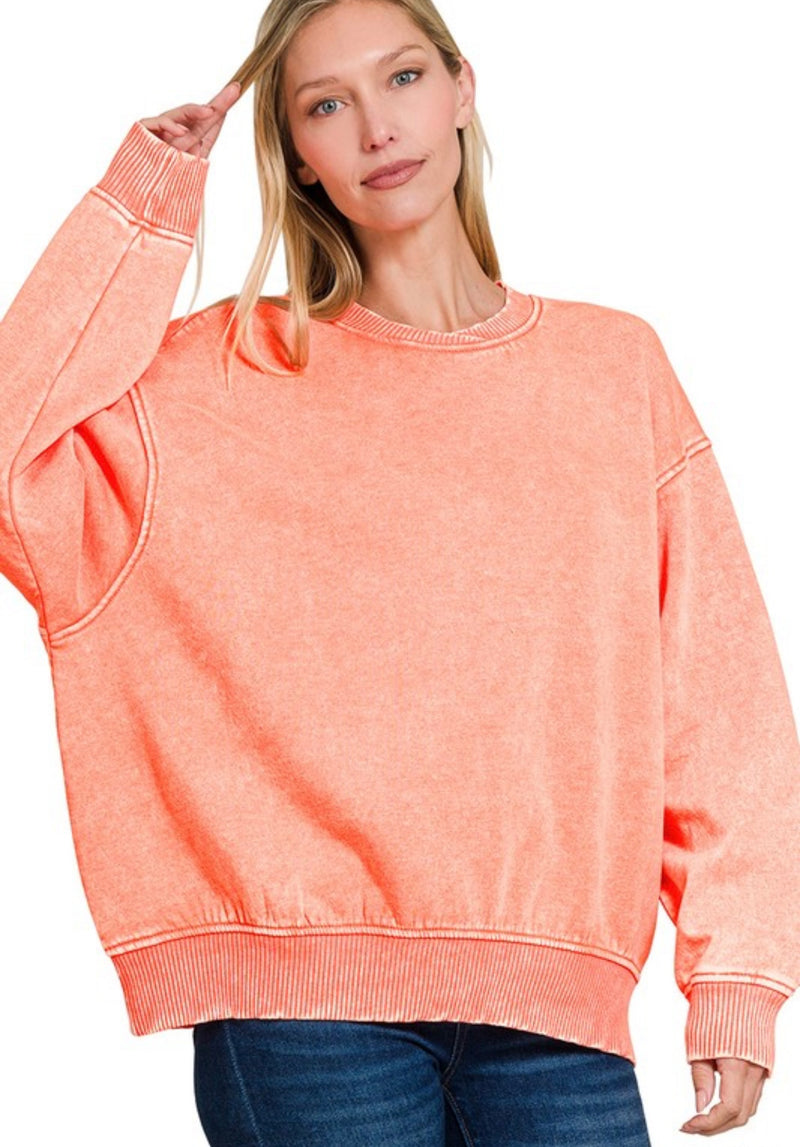 Coral Fleece Sweatshirt