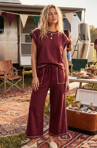 Maroon Short Sleeve Set