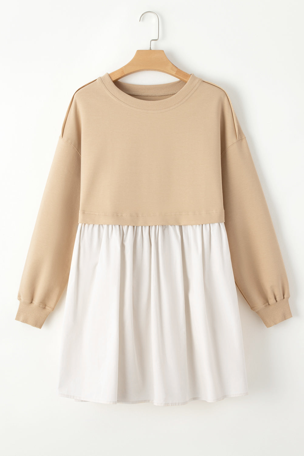 *WEBSITE EXCLUSIVE* Laurel Sweatshirt Flowy Pleated Mini Dress