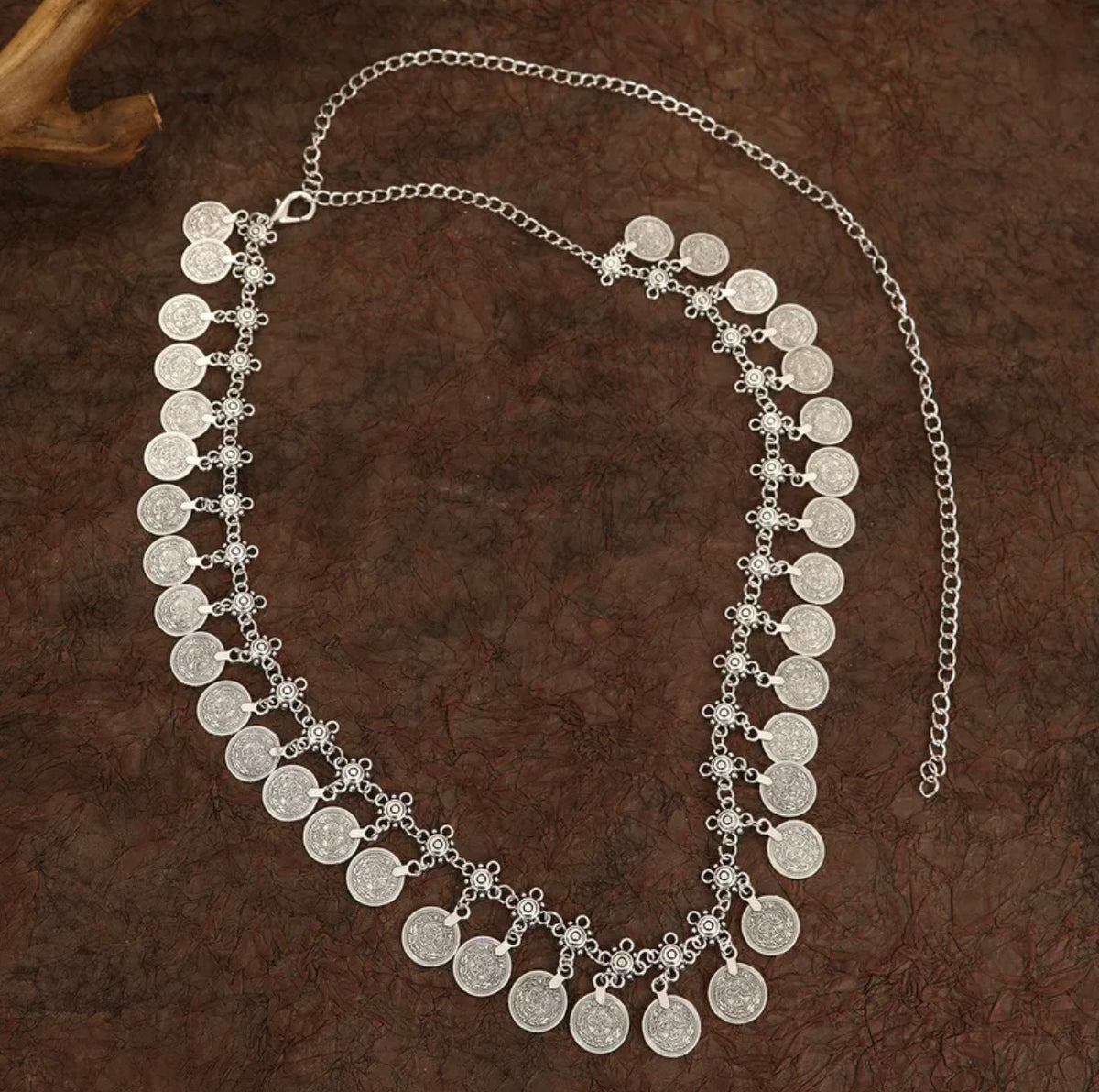 Silver Boho Coin Belt (FW)