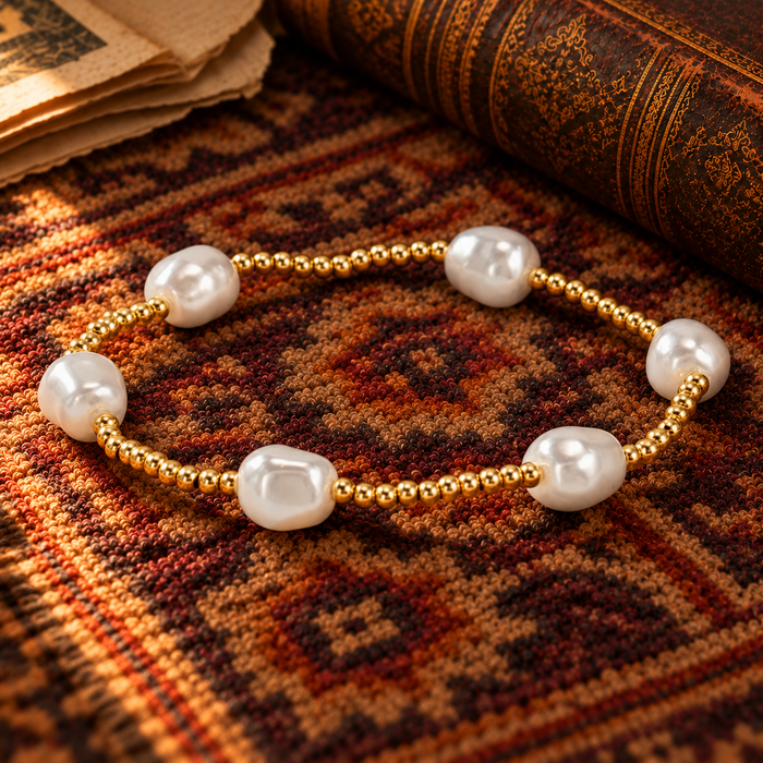 Spaced Pearl Bracelet (FW)
