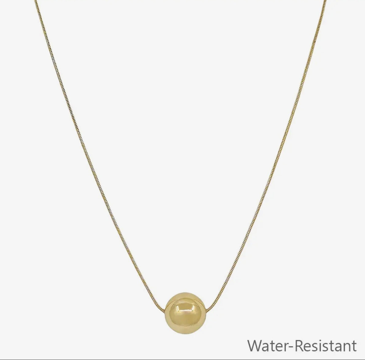 Gold Bead Necklace