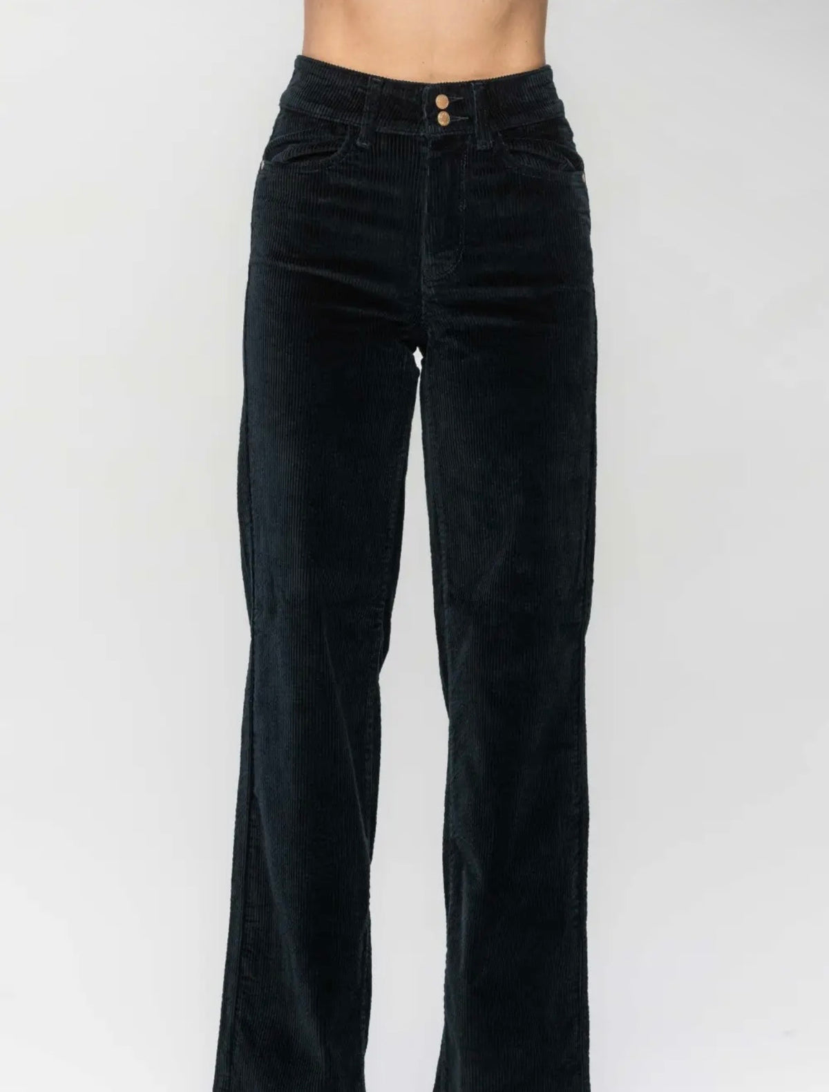 Emerald Corduroy Trousers by Judy Blue