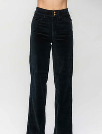 Emerald Corduroy Trousers by Judy Blue
