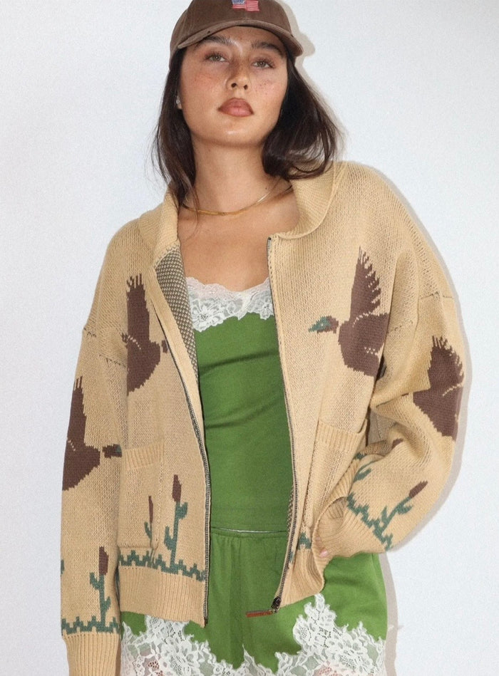 Duck Cardigan