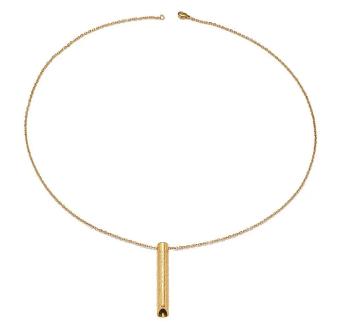 Gold Whistle Necklace (FW)