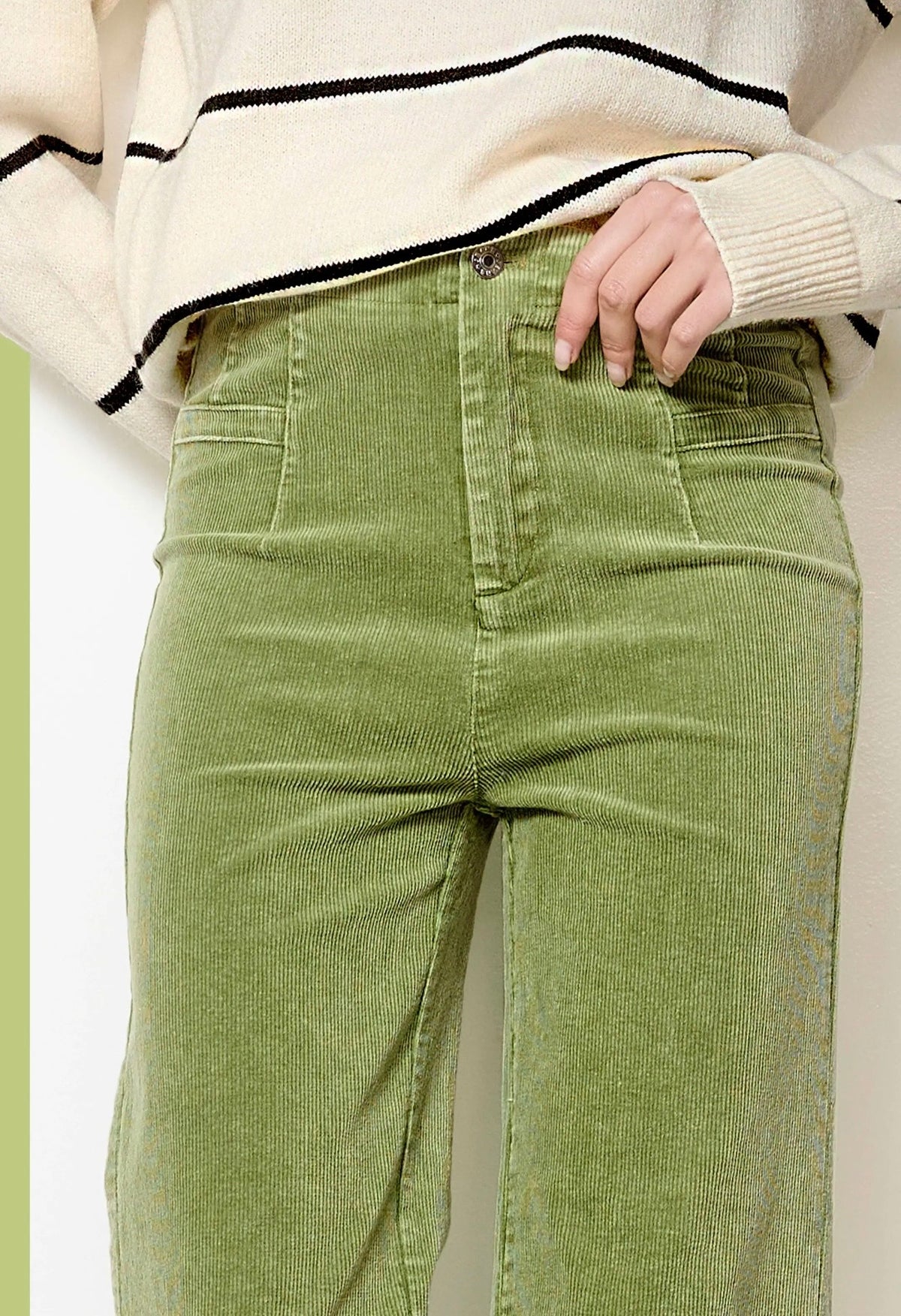Pickle Washed Corduroy Pants