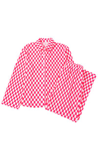 *WEBSITE EXCLUSIVE* Pink Checked Pajamas