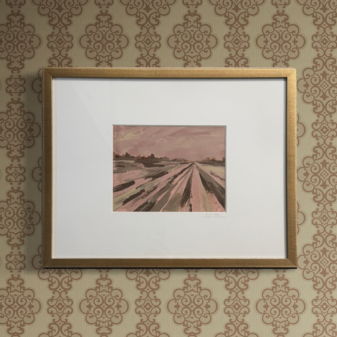 Blush Fields Original Painting