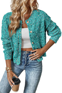 *WEBSITE EXCLUSIVE*  Sabrina Confetti Knit Cropped Cardigan