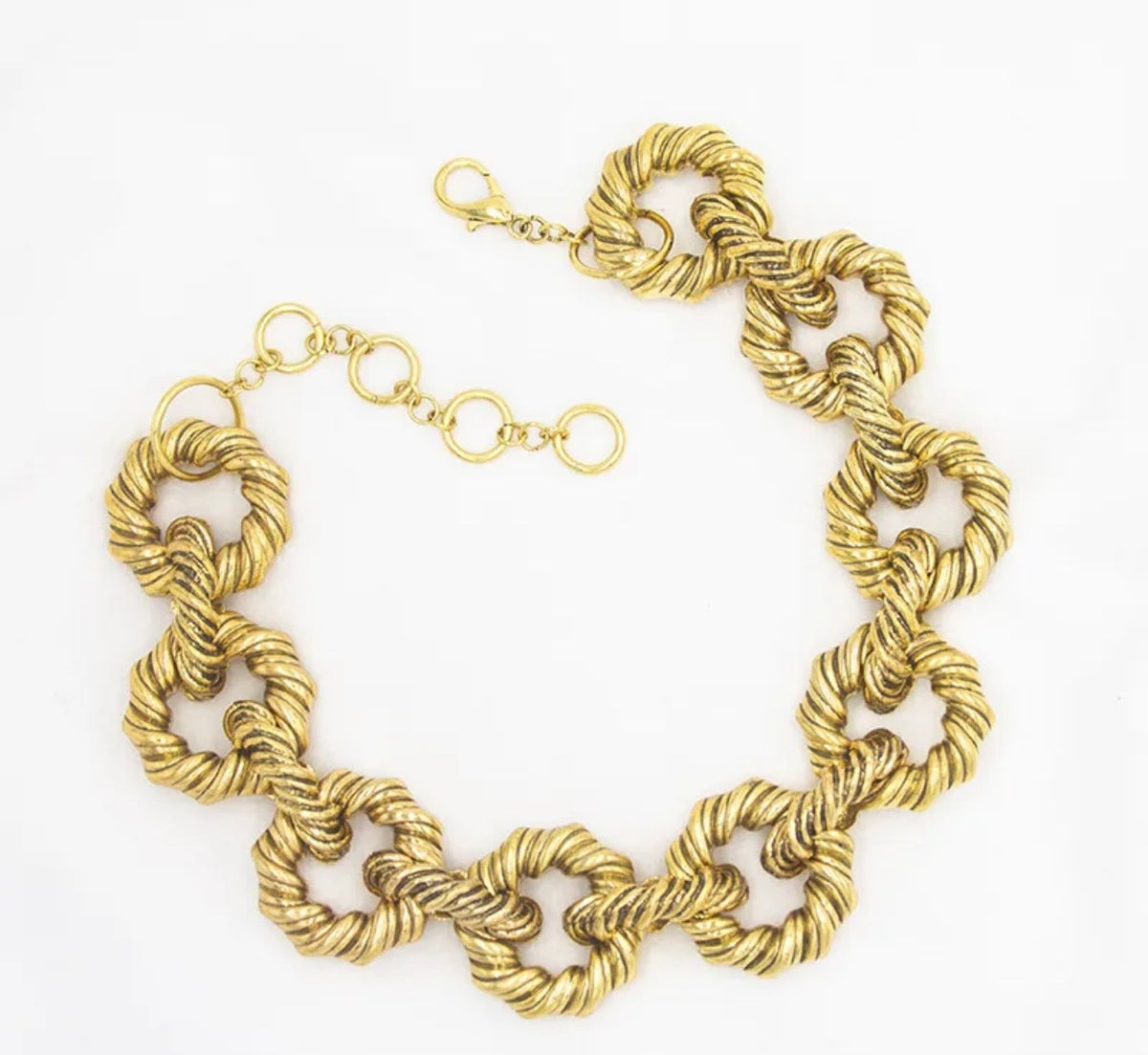Large Gold Link Necklace (FW)