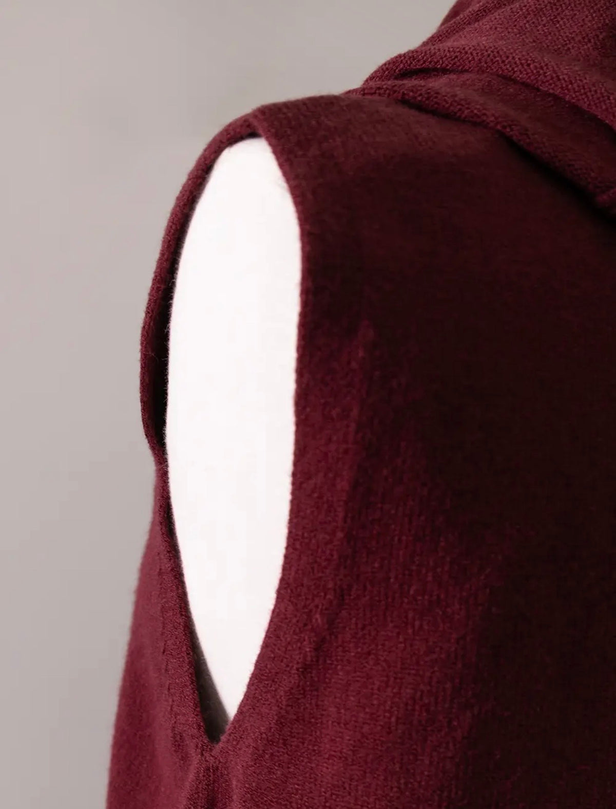 Maroon Cape Sweater