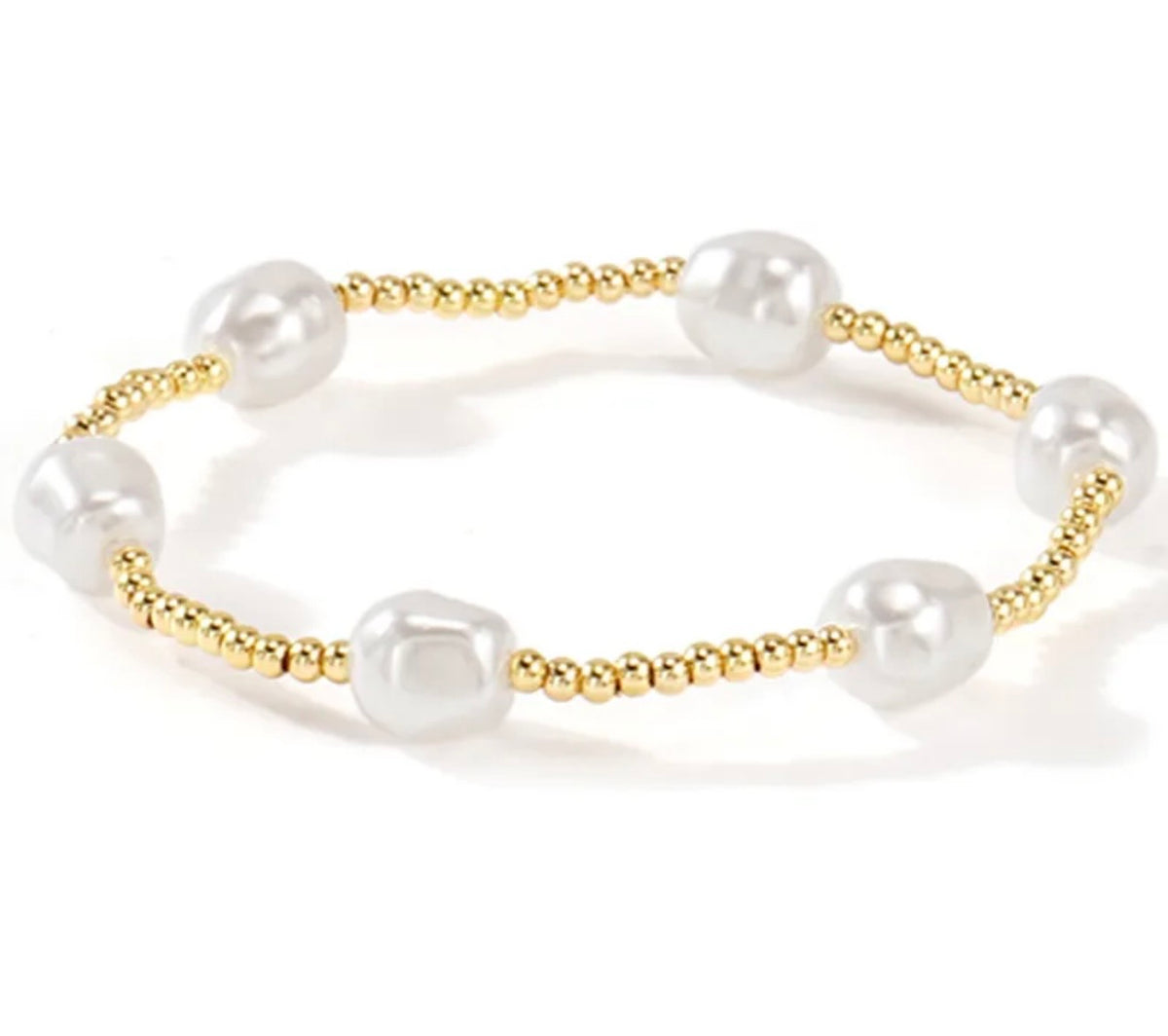Spaced Pearl Bracelet (FW)