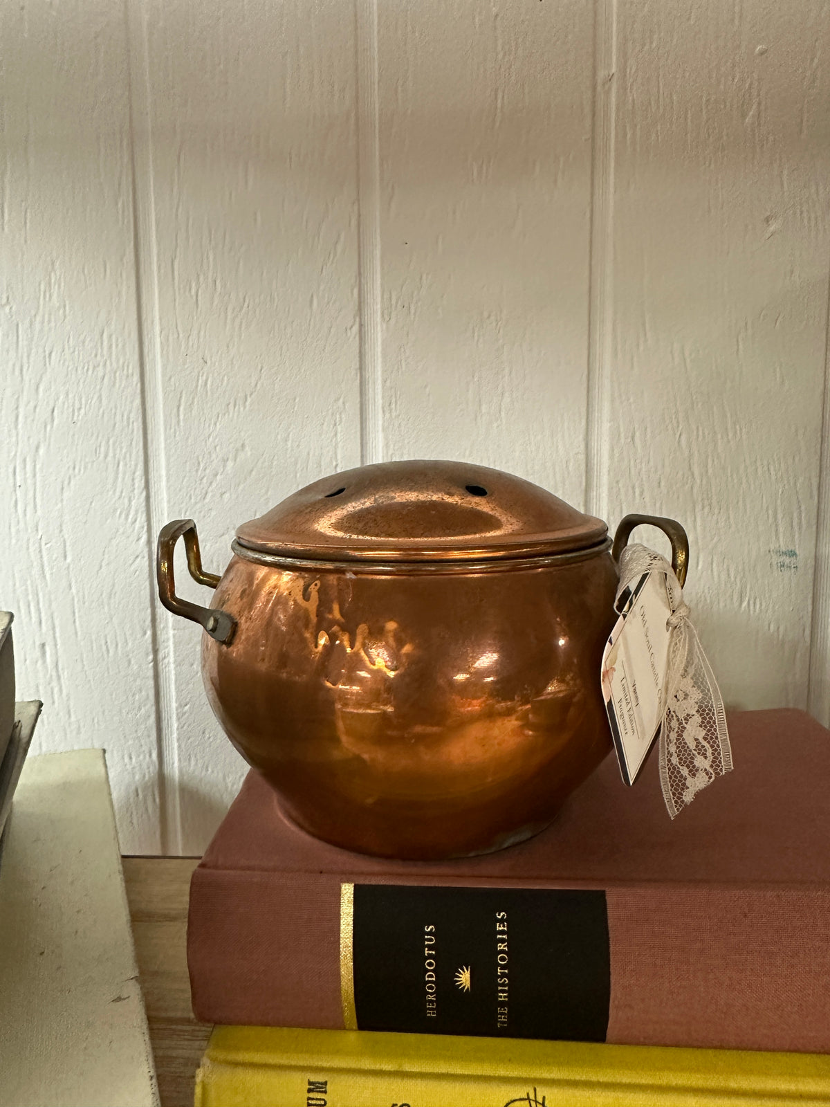 Copper Pot Candle: Vanity