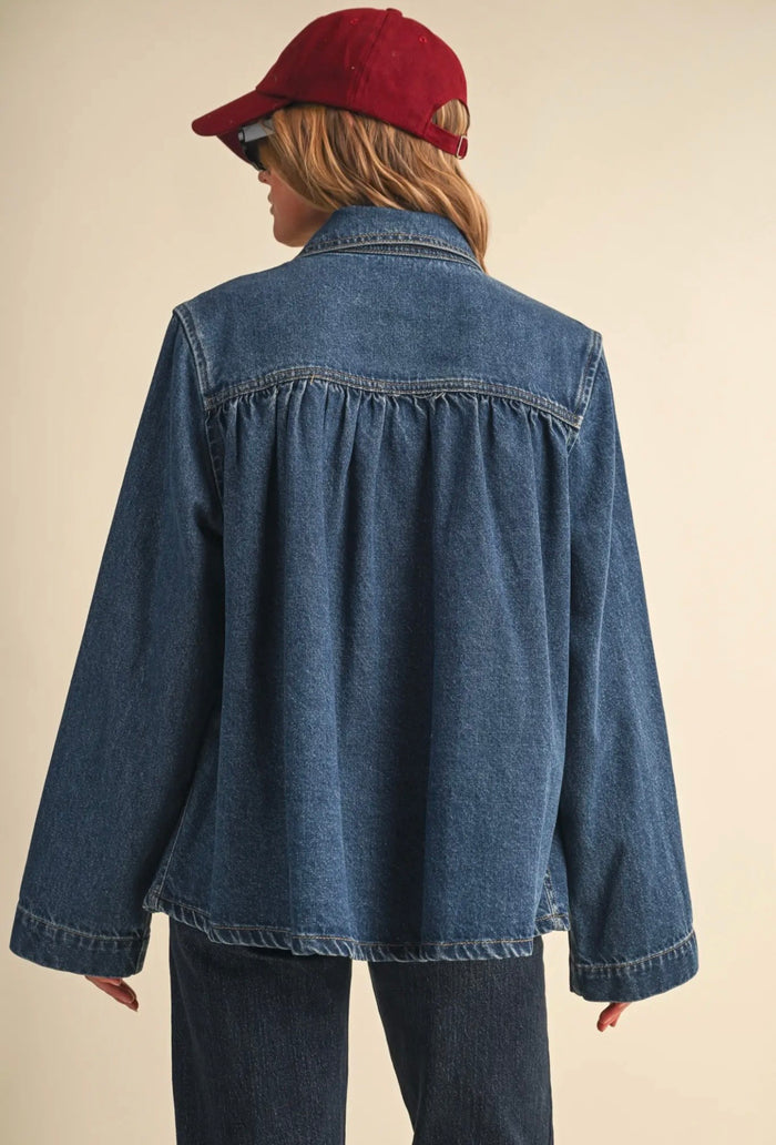 Denim Swing Jacket