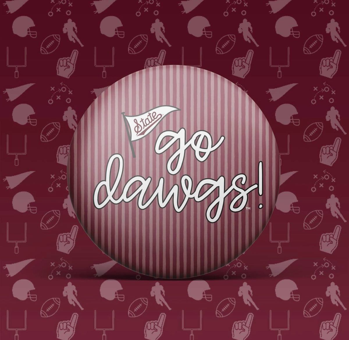 Go Dawgs Game Day/Tailgating Button