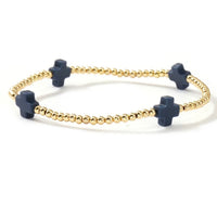 Colorful Cross Beaded Bracelet (FW)