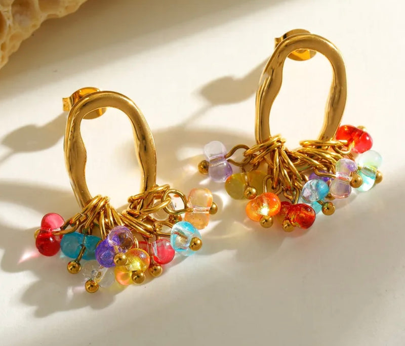 Bead Cluster Earrings (FW)