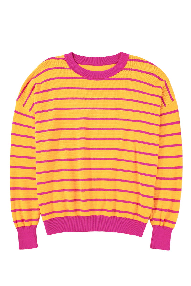 *WEBSITE EXCLUSIVE* Birdie Stripe Loose Sweater