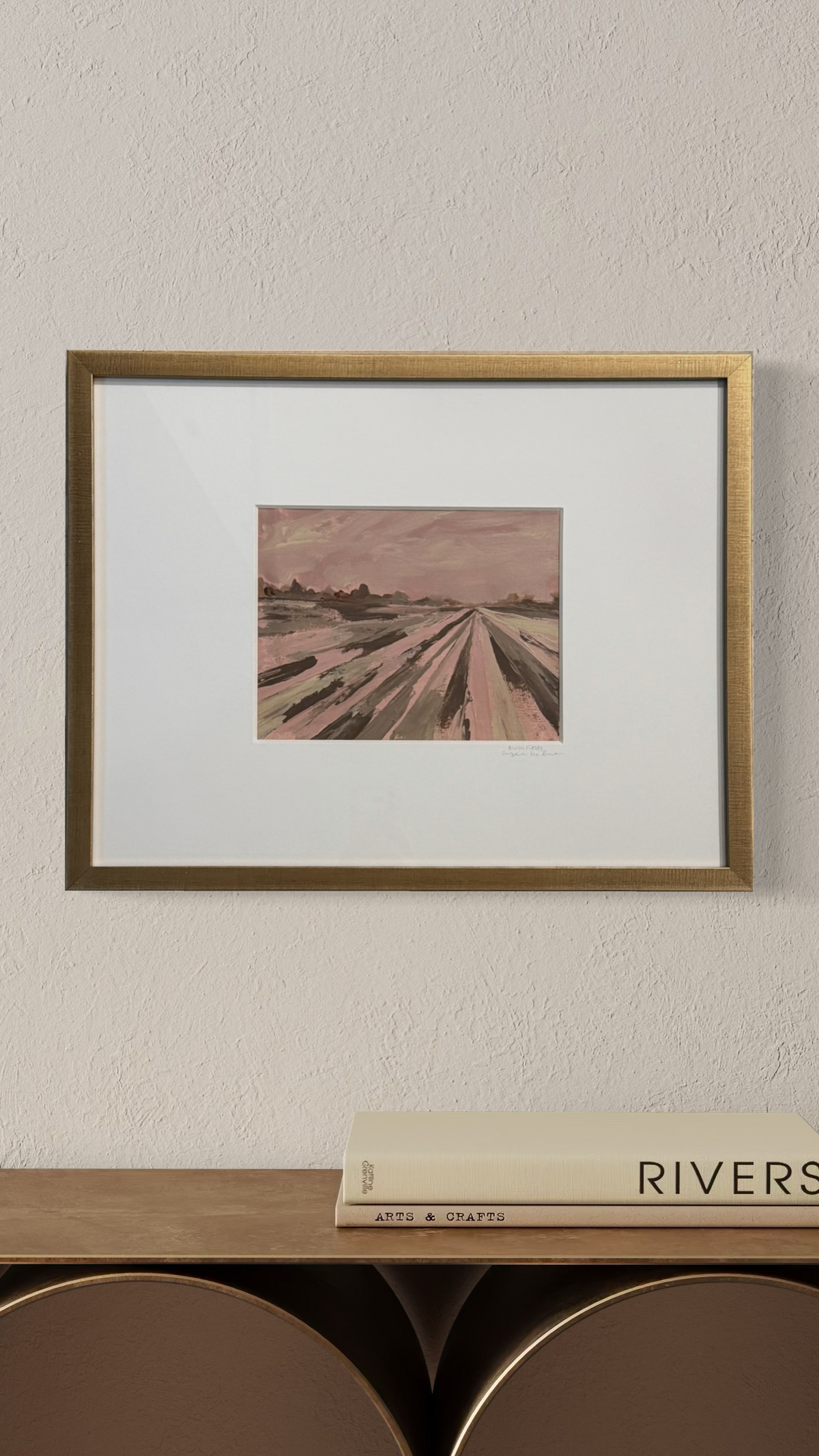 Blush Fields Original Painting