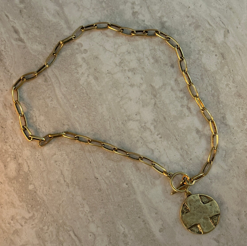 Cross/Lord’s Prayer Necklace
