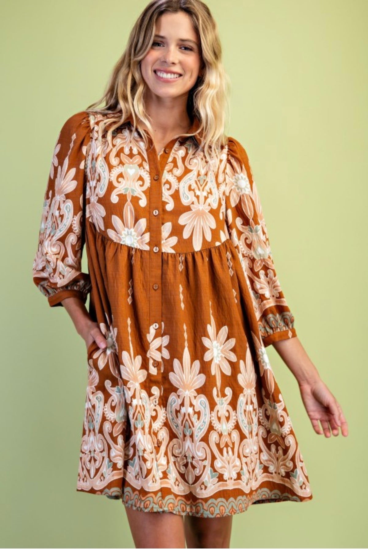 Camel Mix Dress
