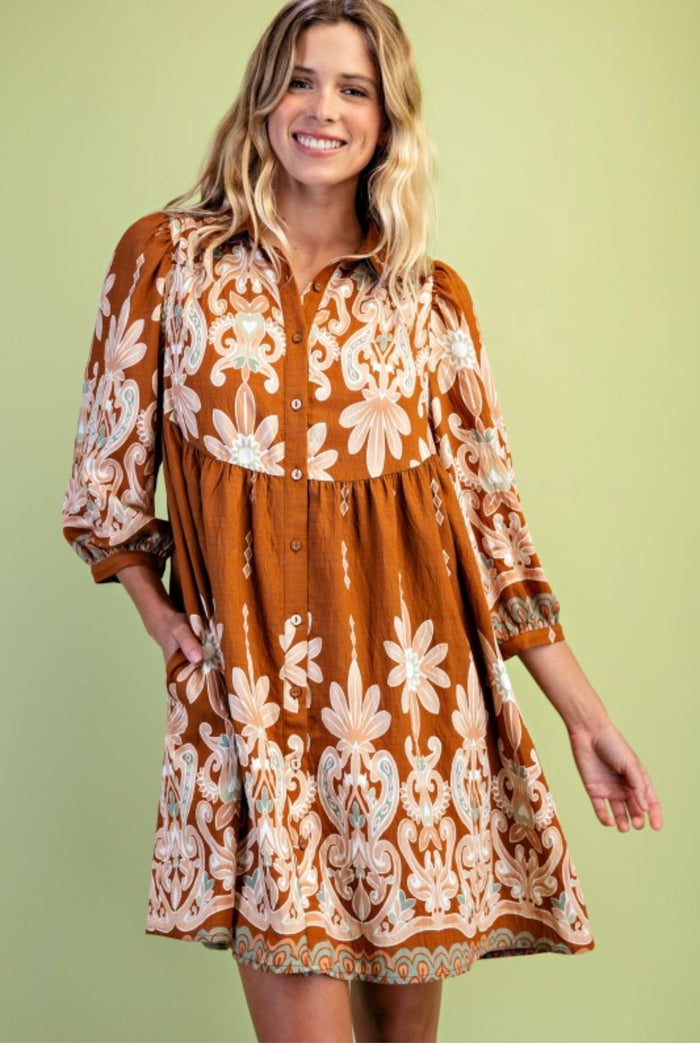 Camel Mix Dress