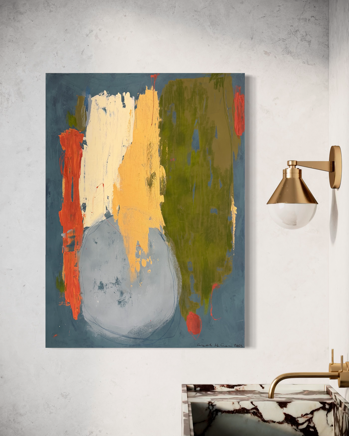 “Finding Out” Original Painting by Angela Holman