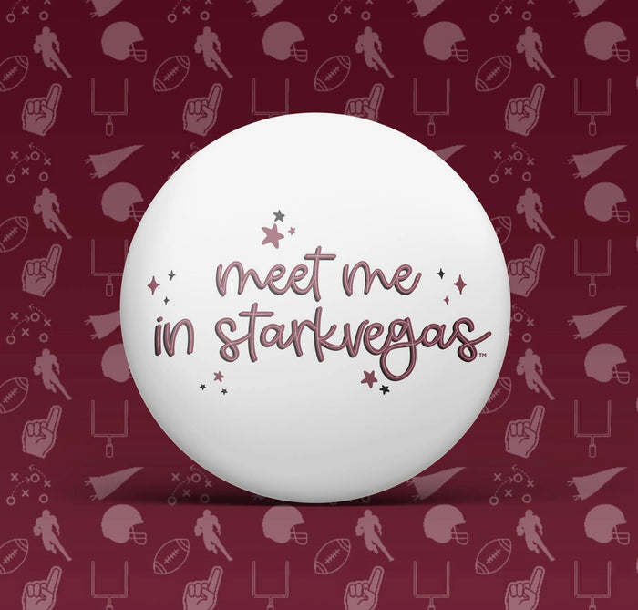 Meet Me in Starkvegas Tailgate/Game Day Button