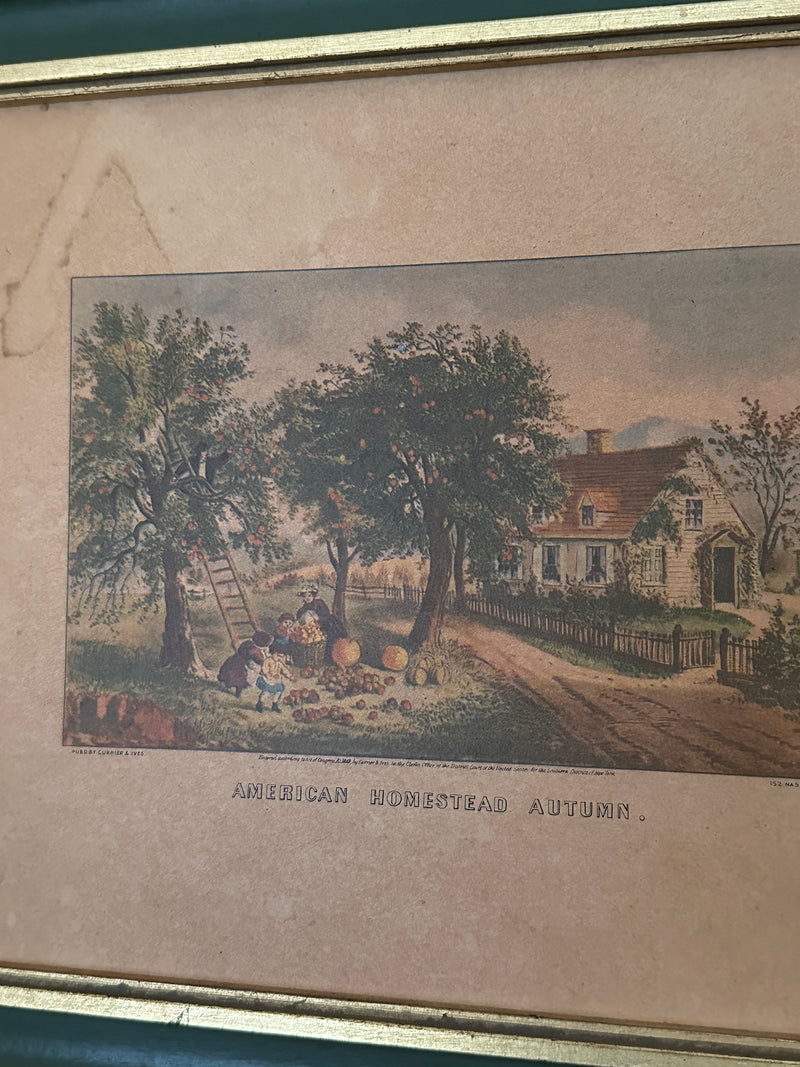 Vintage Print: American Homestead Summer