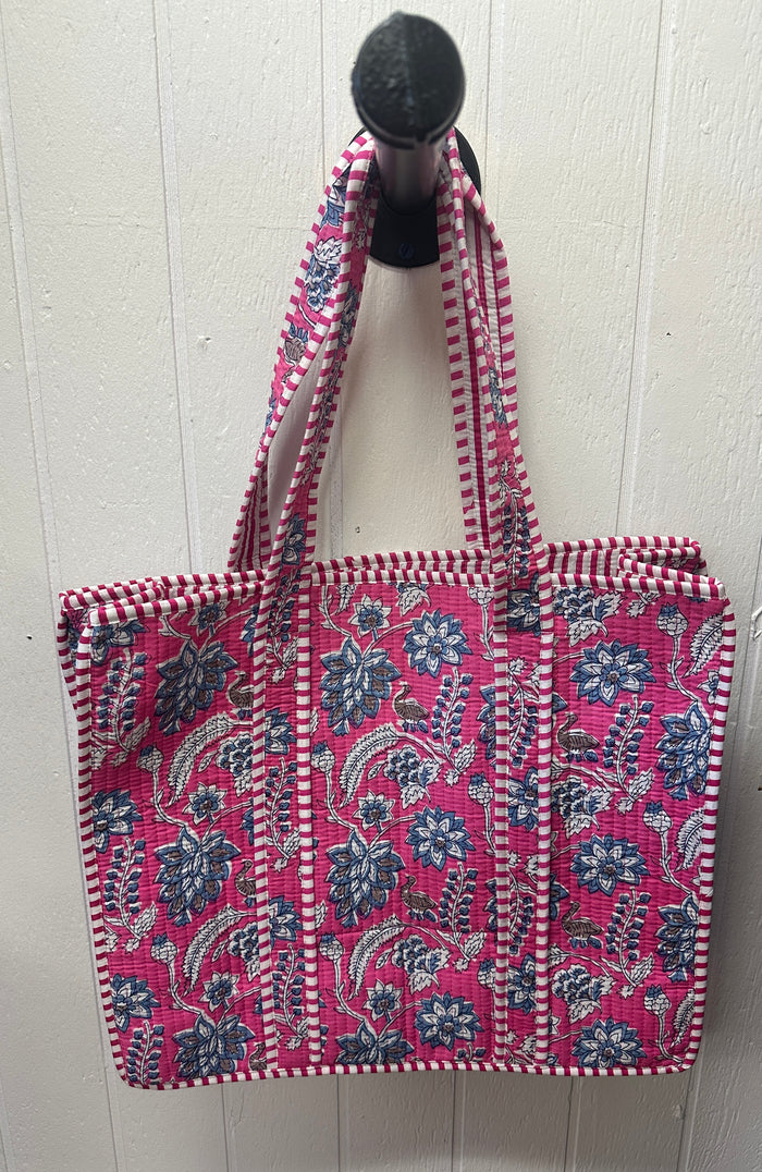 Hot Pink Quilted Bag
