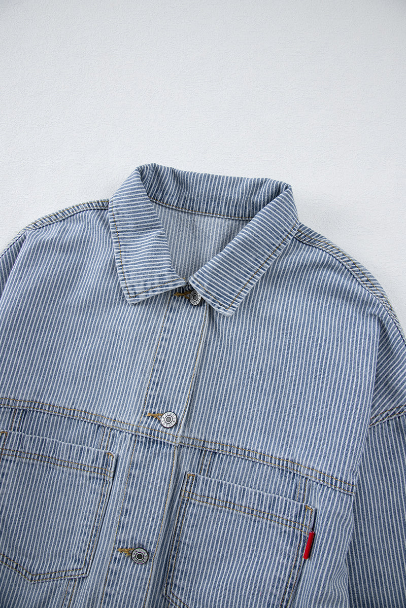 *WEBSITE EXCLUSIVE* Emma Oversized Pocketed Denim Jacket