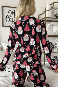 *WEBSITE EXCLUSIVE* Black Christmas Santa Pajamas