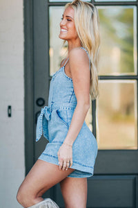 *WEBSITE EXCLUSIVE* Denim Romper