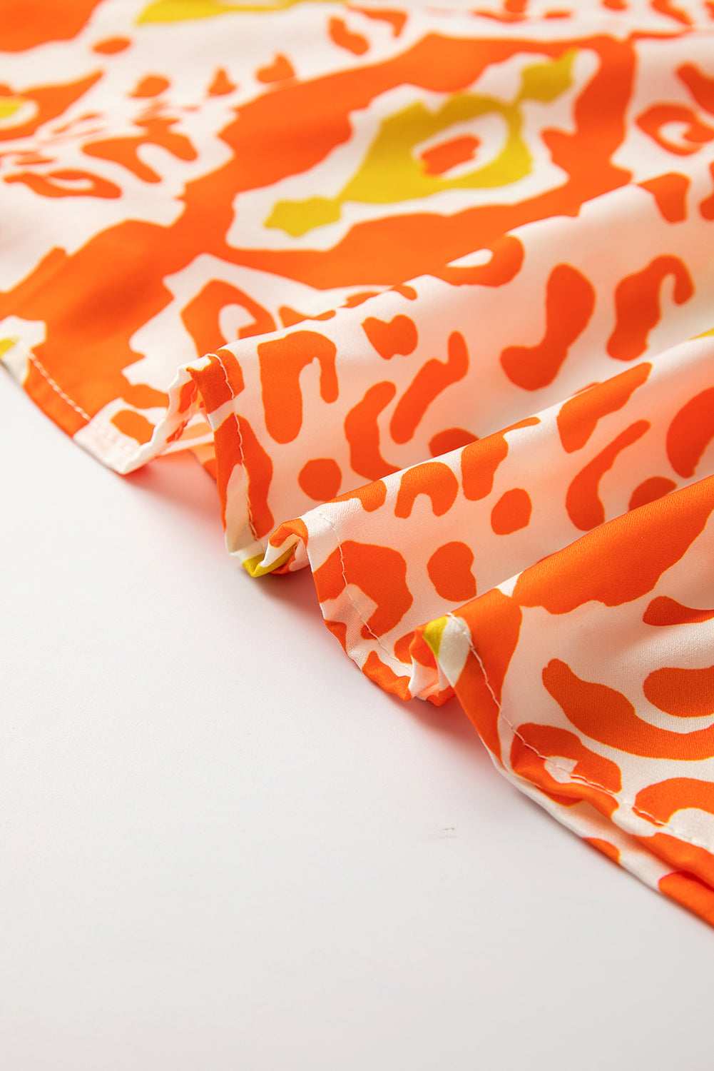 *WEBSITE EXCLUSIVE* Orange Animal Print Blouse