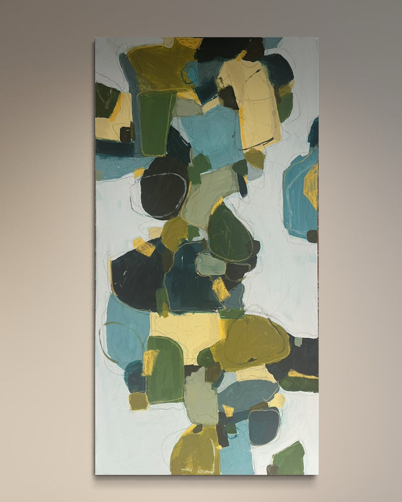 “Sometimes She Bites the Hand That Feeds Her” Original Painting 24”x48”
