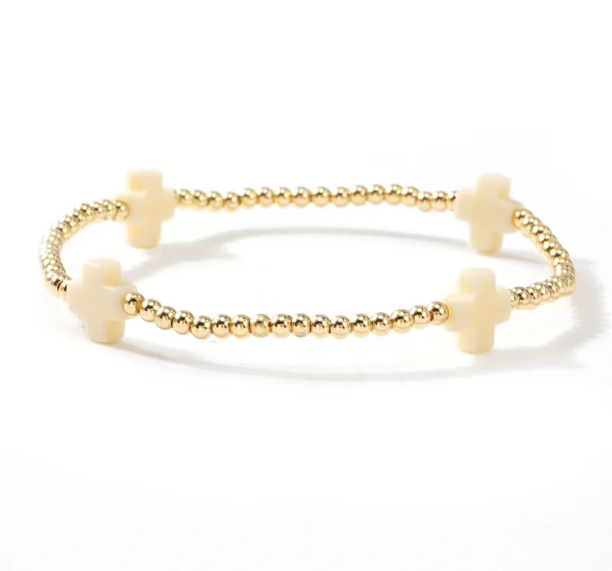 Colorful Cross Beaded Bracelet (FW)