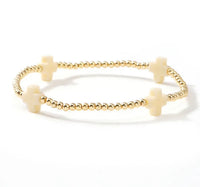Colorful Cross Beaded Bracelet (FW)