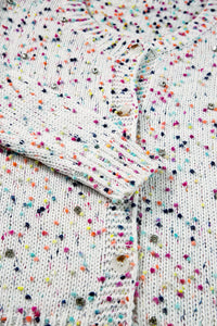 *WEBSITE EXCLUSIVE*  Sabrina Confetti Knit Cropped Cardigan