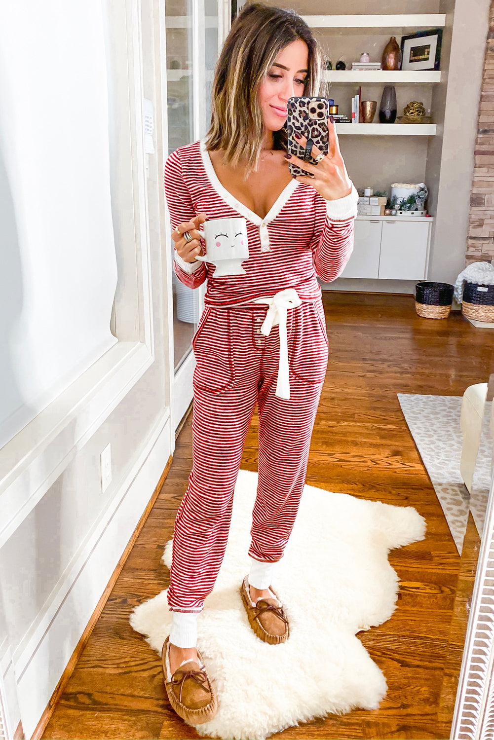 *WEBSITE EXCLUSIVE* Red Stripe Pajama Set