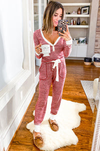 *WEBSITE EXCLUSIVE* Red Stripe Pajama Set