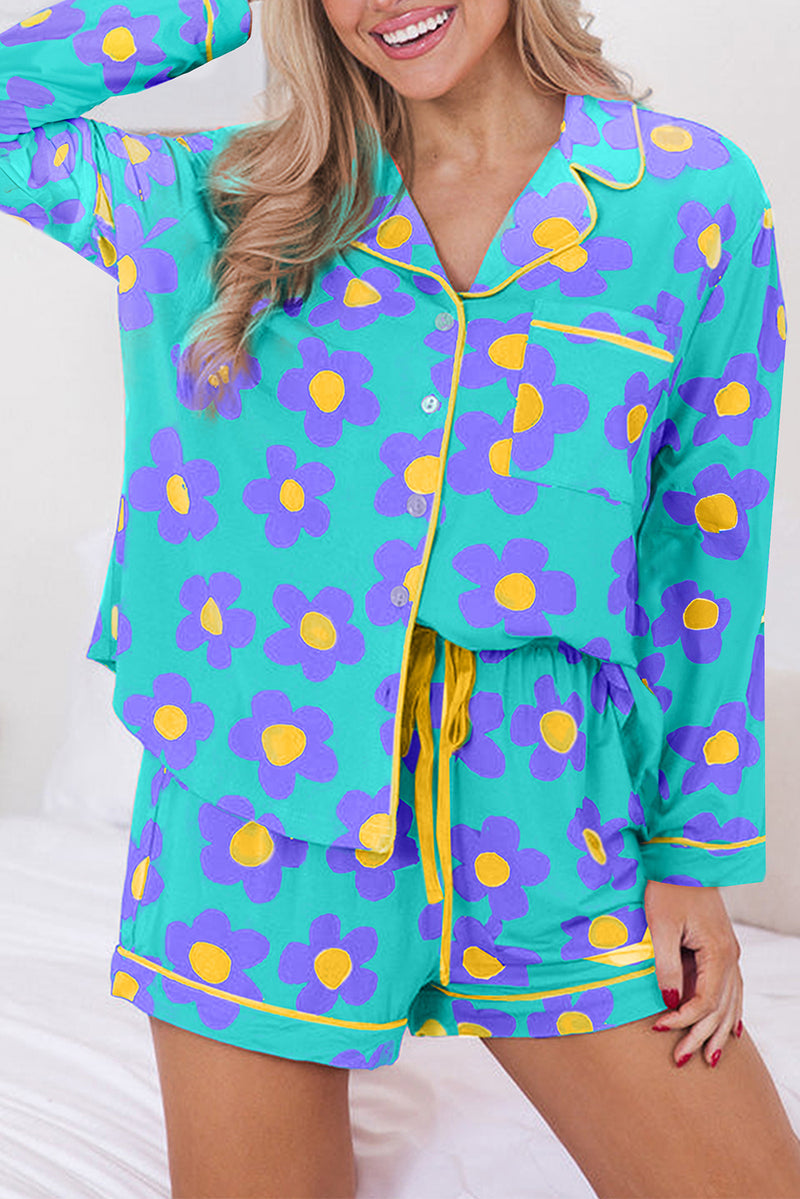 *WEBSITE EXCLUSIVE*  Flower Print Pajama Set