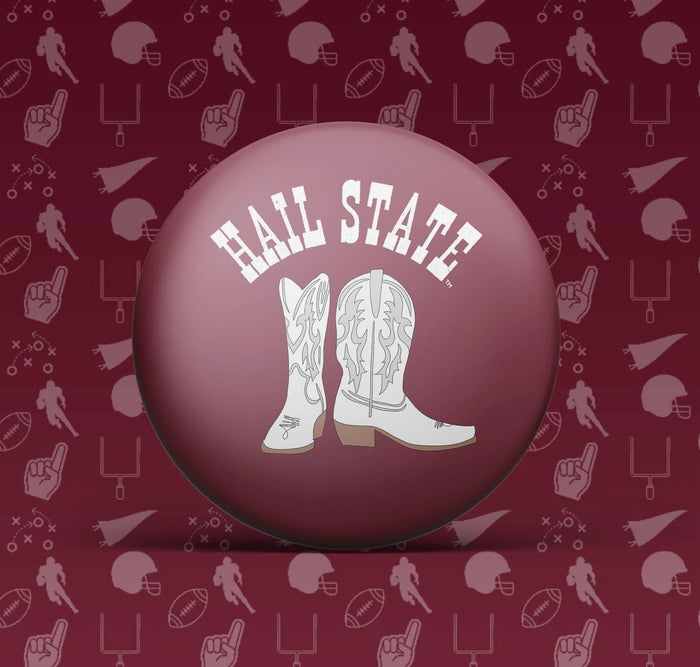 Hail State Tailgate Game Day Button