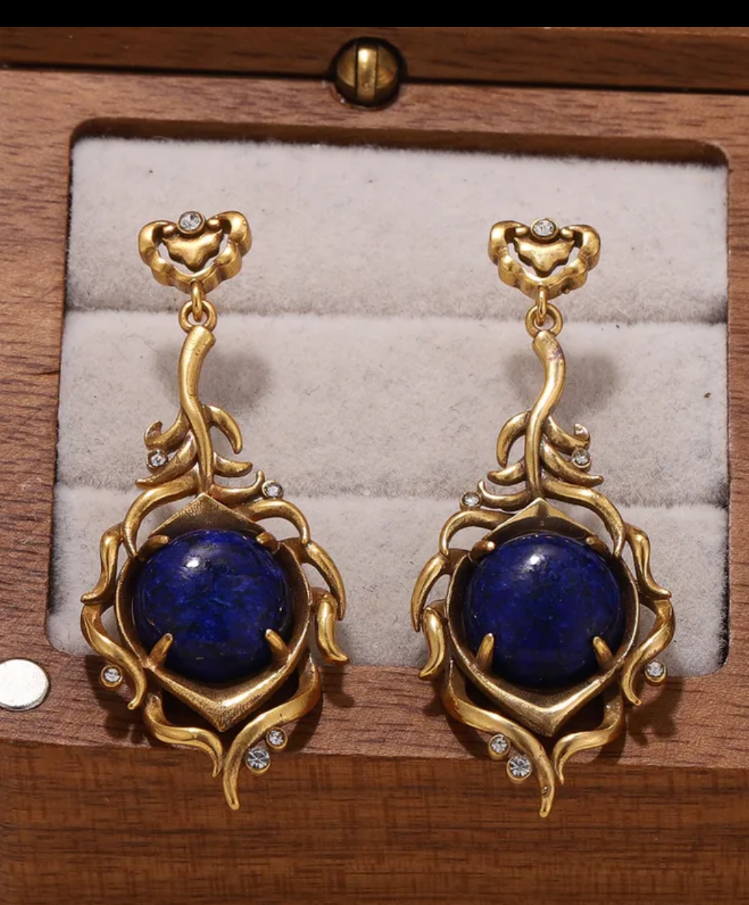 Lapis Lazuli Drop Earrings