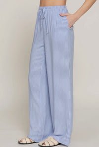Blue & White Striped Set