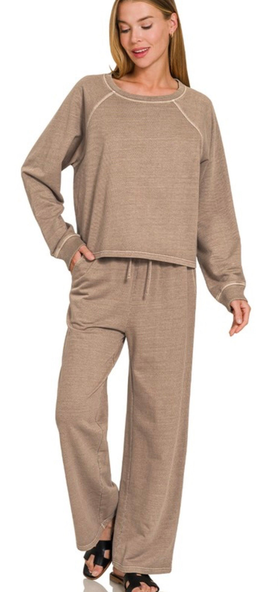 Mocha French Terry Set