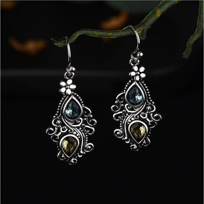 Silver Drop Earrings