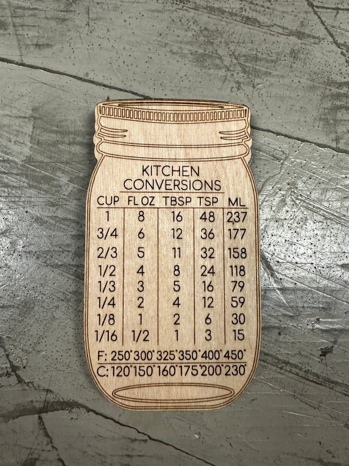 3.5” Kitchen Conversions Fridge Magnet