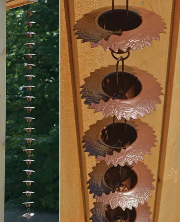 Leaf Lip Rain Chain